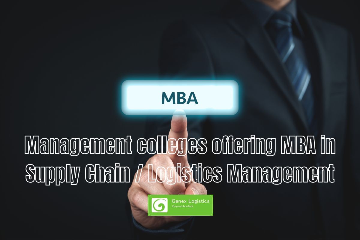 MBA in supply chain management in india