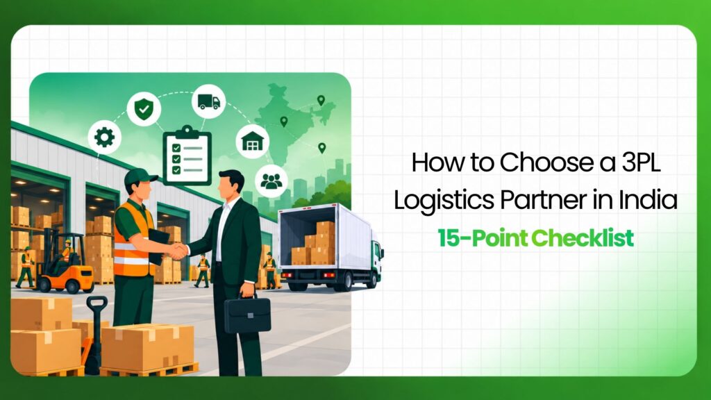 How to Choose a 3PL Logistics Partner in India15-Point Checklist Banner
