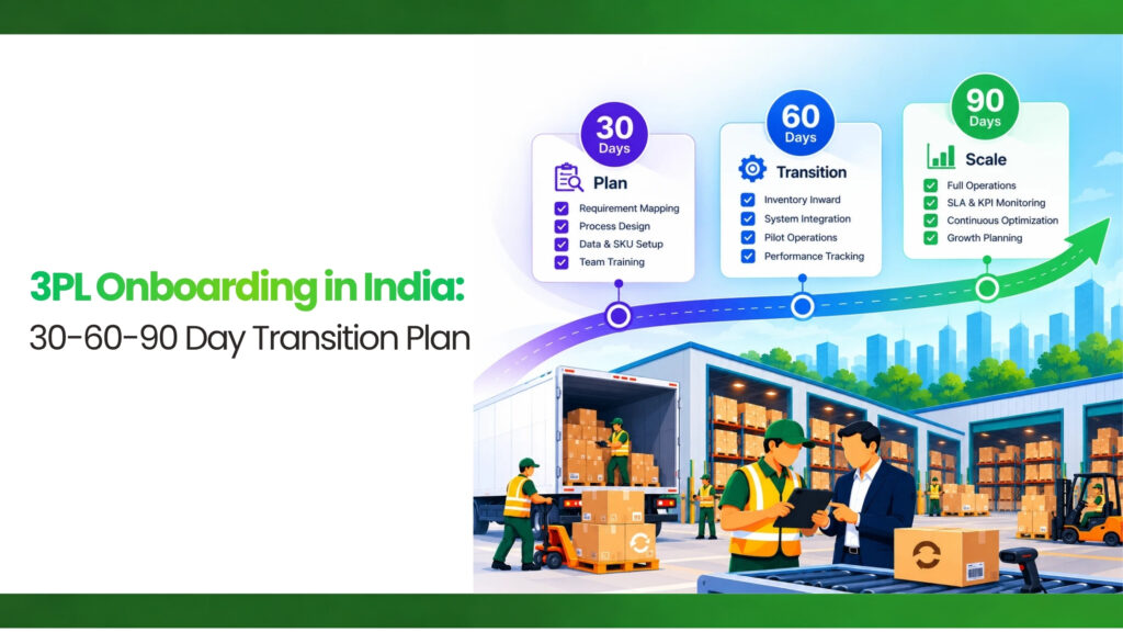 3PL Onboarding in India 30-60-90 Day Transition Plan