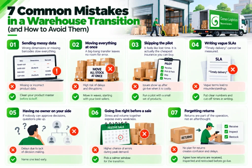 7 Common Mistakes in a Warehouse Transition (and How to Avoid Them)