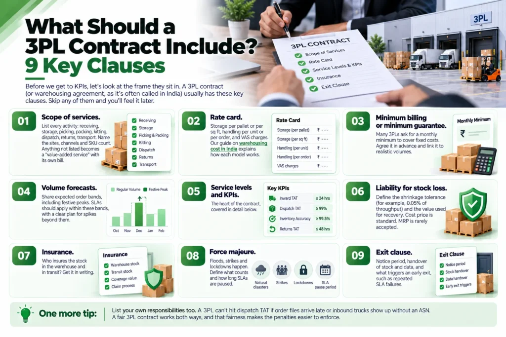 What Should a 3PL Contract Include 9 Key Clauses